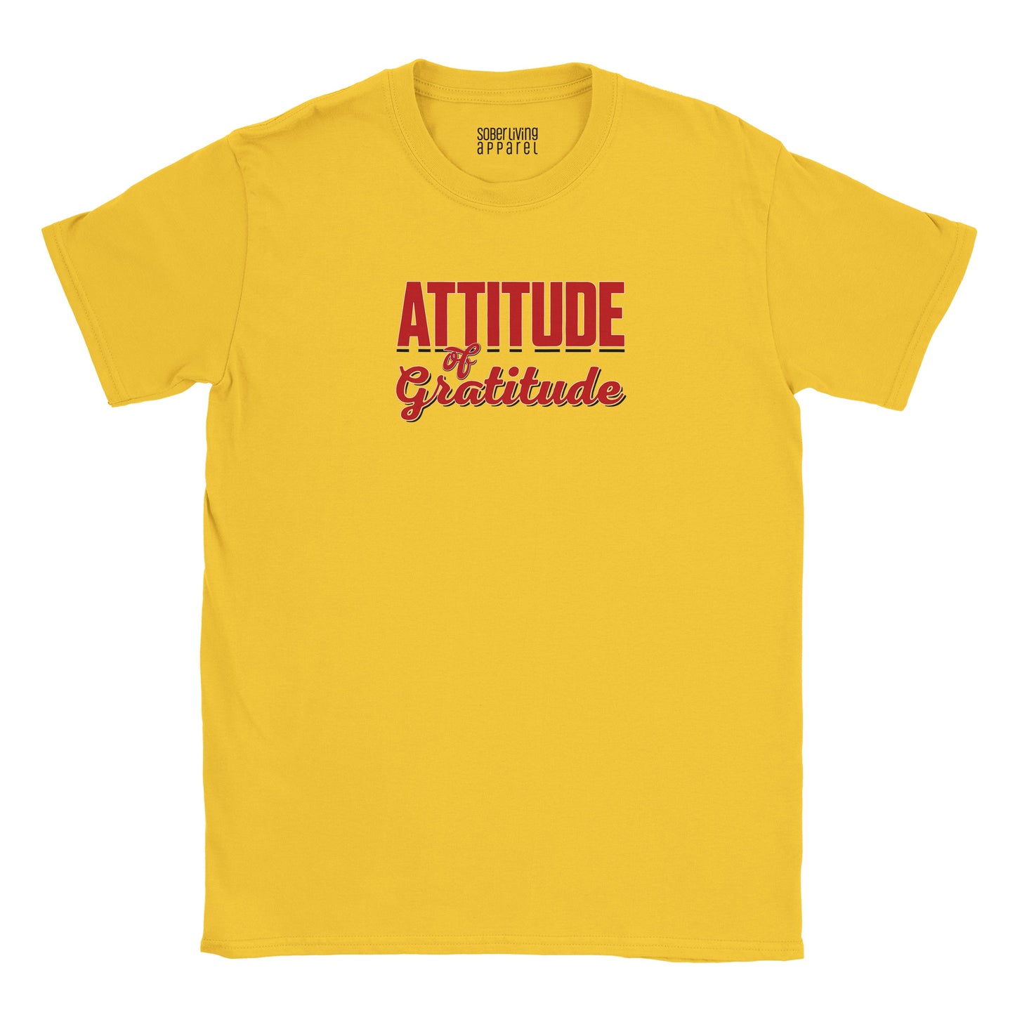 Attitude of Gratitude Bold Recovery T-Shirt