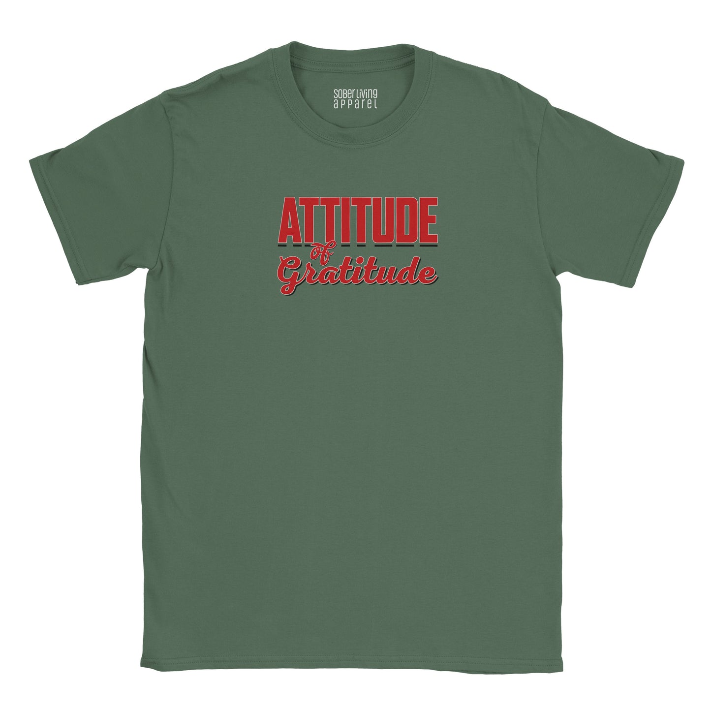 Attitude of Gratitude Bold Recovery T-Shirt