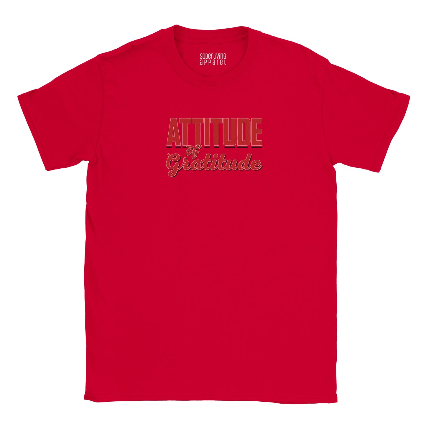 Attitude of Gratitude Bold Recovery T-Shirt