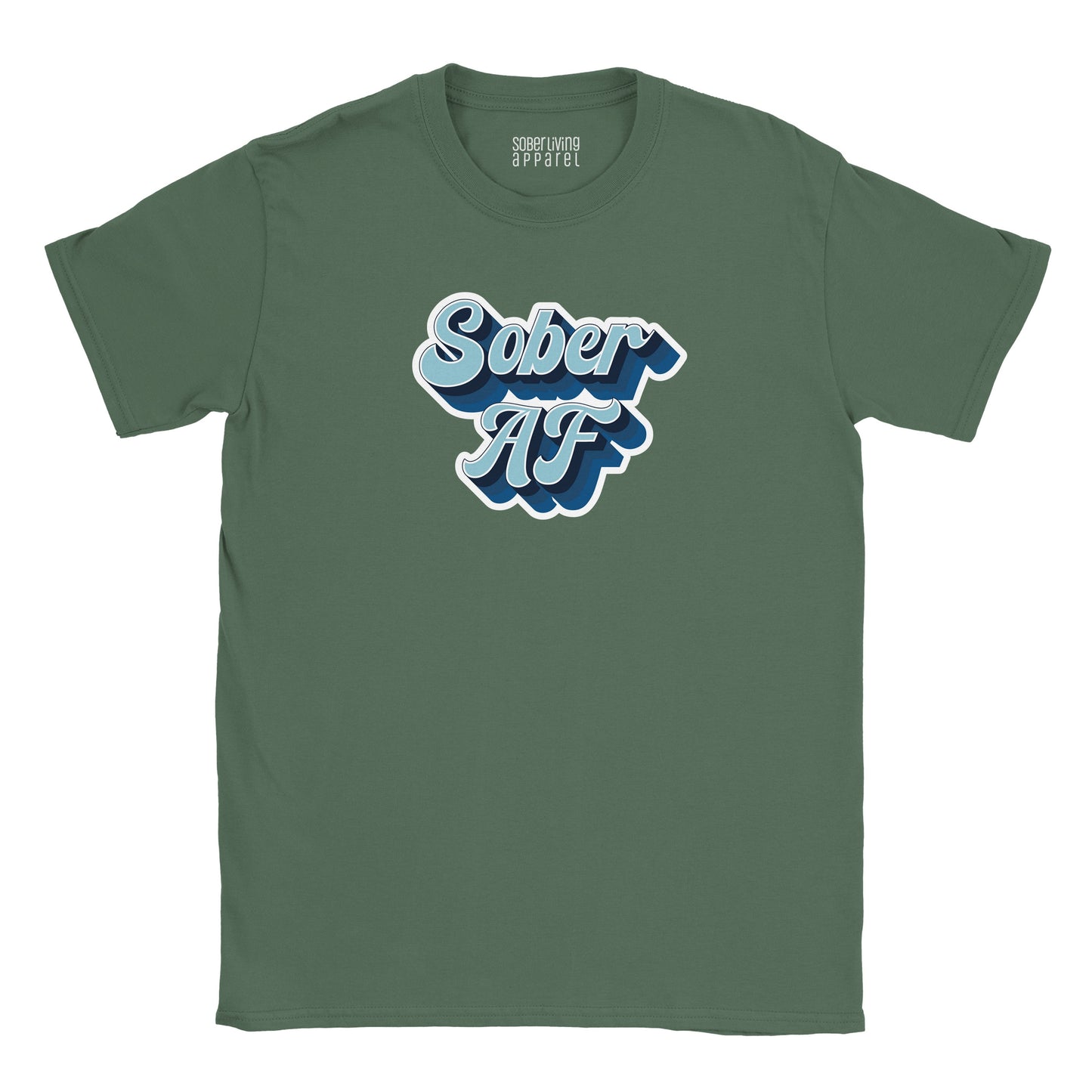 Sober AF Shirt (Blues) T-Shirt