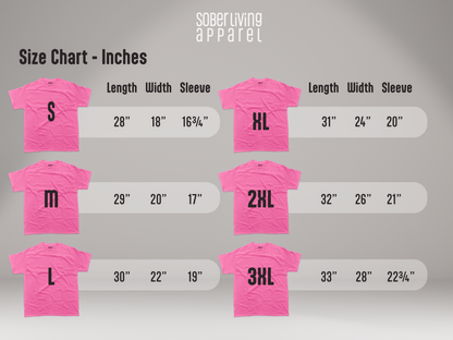 Sober AF Shirt (Pinks) – Sober Curious, Gen Z T-Shirt