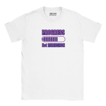 Progress Not Perfection (Purple) Sober T-Shirt