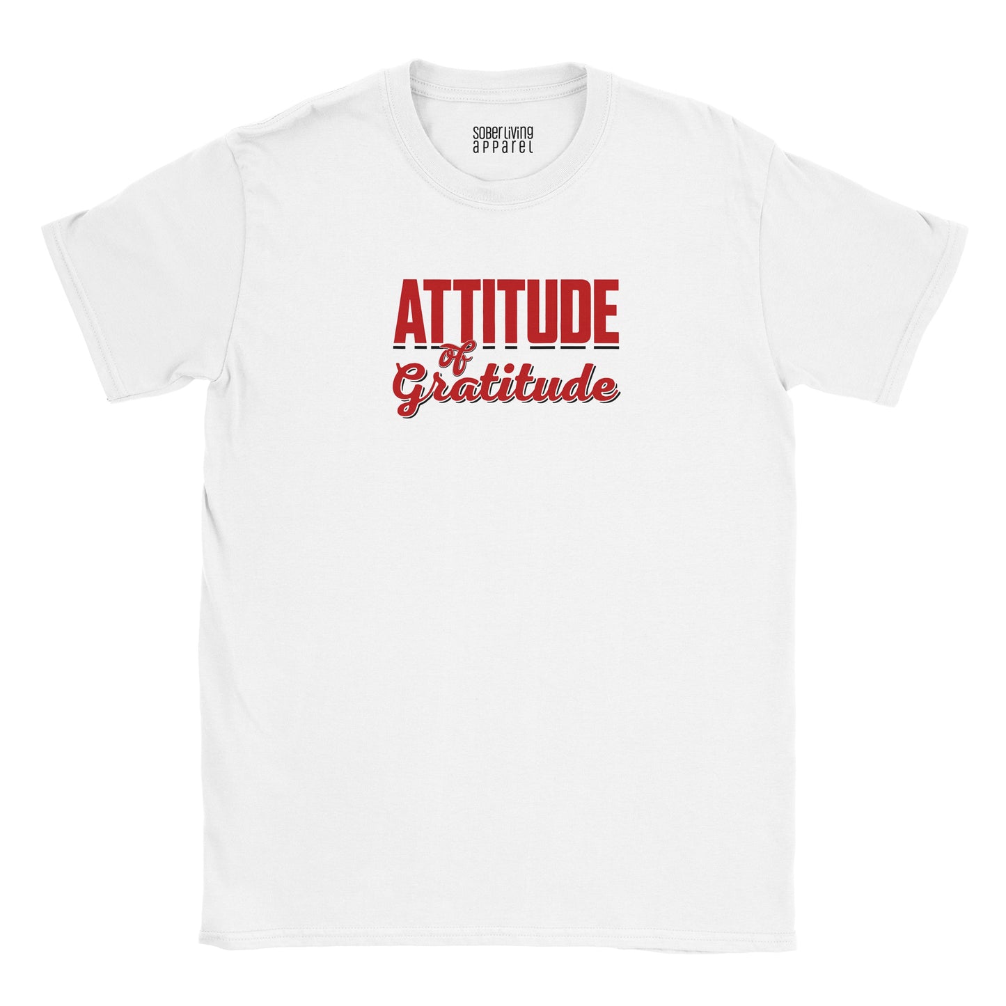 Attitude of Gratitude Bold Recovery T-Shirt