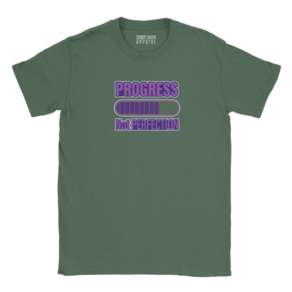 Progress Not Perfection (Purple) Sober T-Shirt