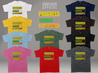 Progress Not Perfection (Green) T-Shirt