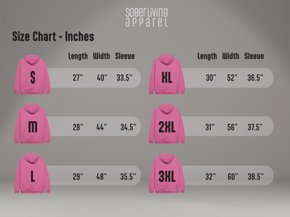 Sober Repeat Hoodie – Subtle Sobriety Gift