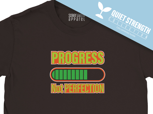Progress Not Perfection (Green) T-Shirt