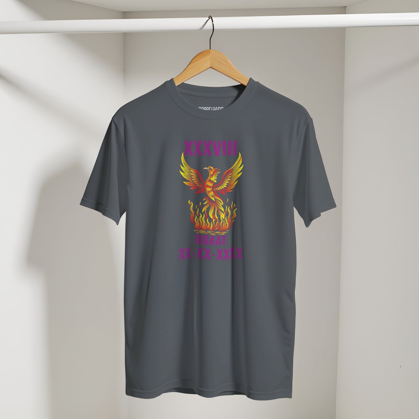 Custom Sobriety Date T-Shirt – Phoenix Recovery Design