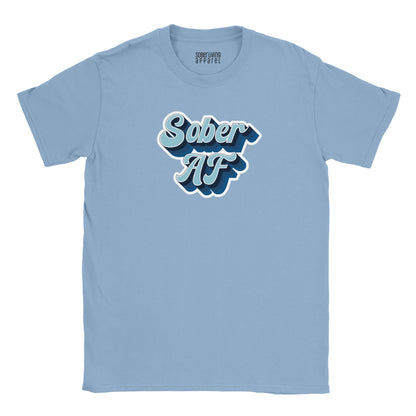 Sober AF Shirt (Blues) T-Shirt